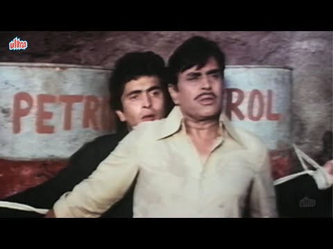 Climax Acha Tamasha Hain Bete Ke Sath Baap Bhi Marega - Rishi Kapoor Action Scene 10 - Dhan Daulat