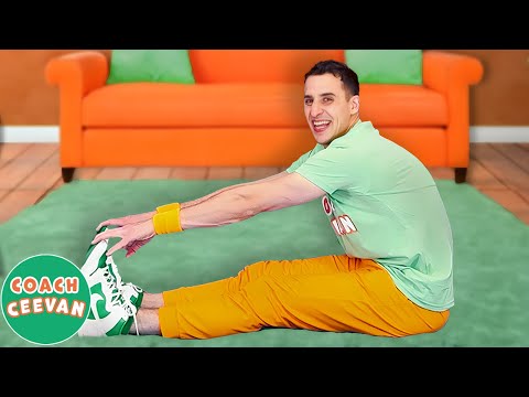 Fun Stretches for Kids | Butterfly Stretch, Rainbow Stretch, Splits, & More! | Coach Ceevan