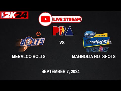 LIVE NOW! MERALCO BOLTS vs MAGNOLIA HOTSHOTS | PBA SEASON 49 | September 7, 2024 | CPU vs CPU