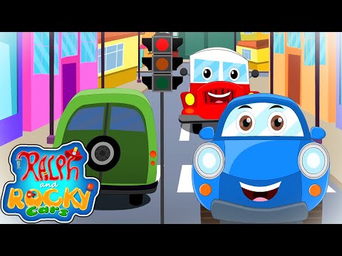 Look Left Car Song | Cartoon Videos For Children | Kids Songs with Ralph and Rocky