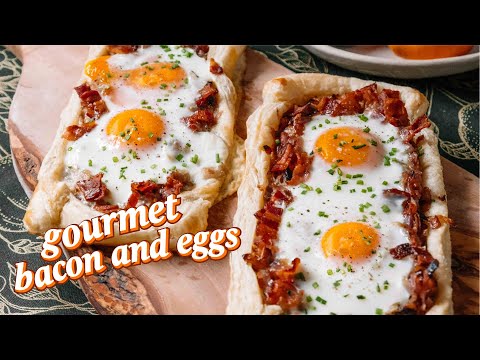 Bacon and Egg Galette | Christmas Brunch Idea | Group breakfast ideas | New Years Brunch