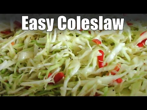 Coleslaw with Pickle Juice