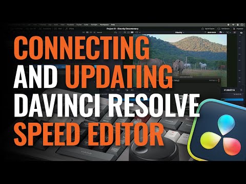 Connecting and Updating DaVinci Resolve Speed Editor