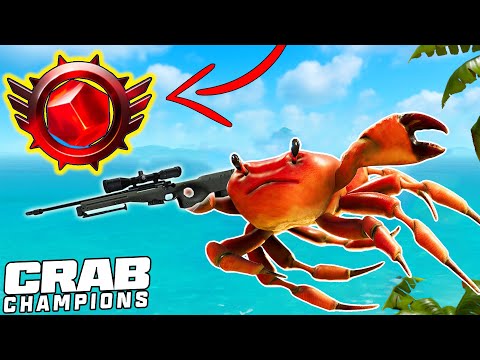 PUSHING FOR MY FIRST RUBY RANK! | 🦀 Crab Champions Gameplay