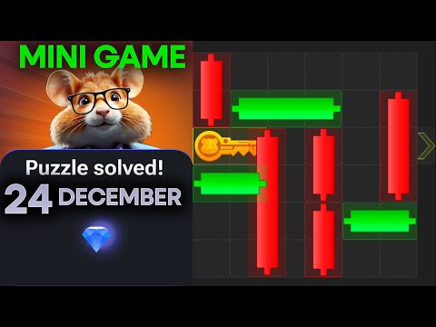 24 December Mini Game Puzzle Hamster Kombat Today | #puzzlegame Solved #hamsterkombat #minigame