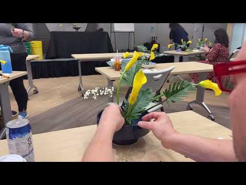 Ikebana Ohara  3回目　2024-3-9 YOKOSOセンターにて