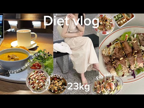 sub)-23kg diet vlog. What i eat in a week. Shopping after losing weight. Healthy Diet . korea vlog