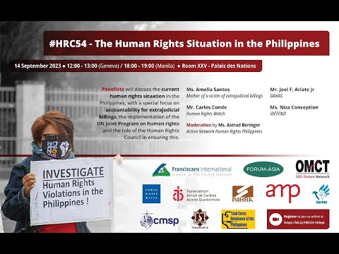 #HRC54 - The Human Rights Situation in the Philippines