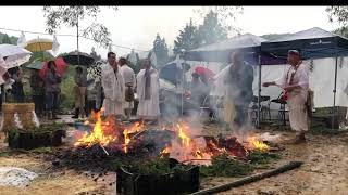 【高知新聞】宗派超えた祈り「火渡り祭」香美市香北町に１００人