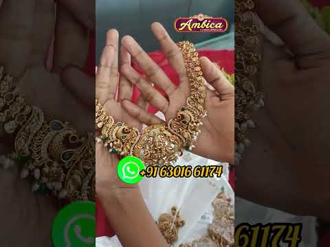 🛍️Watsapp Now☎️6301661174 #templejewellery #nakshijewllery #1gramgold #ambicafashionjewellery