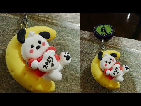 DIY New Year Clay Keychain | Handmade Keychain Ideas for 2025