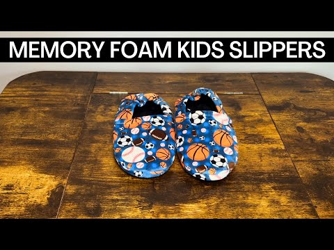 Soft Printed Slippers for Kids | Great for Christmas Gifts!