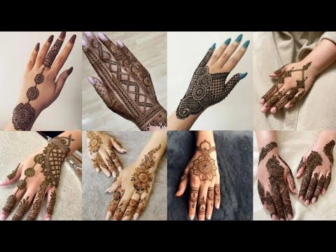 back hand mehndi design| aasan mehndi| simple mehndi design| new mehndi design back hand 👌