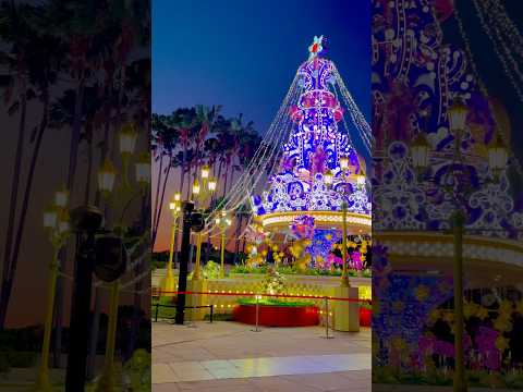 夕陽中的聖誕樹/The Christmas tree in the sunset#夕陽#聖誕樹#夜景#聖誕#Sunset#Christmas Tree#NightView#Christmas