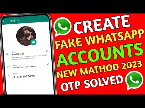 how to create fake whatsapp account | fake whatsapp kaise banaye | fake whatsapp number 2024