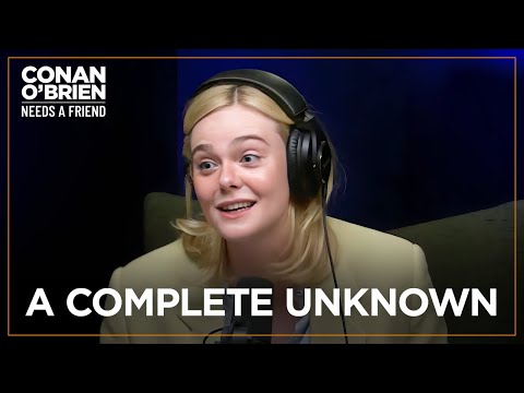 Elle Fanning Manifested Her Role In “A Complete Unknown” | Conan O'Brien Needs A Friend