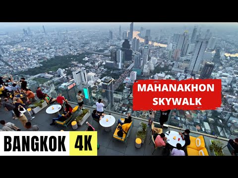 BANGKOK, THAILAND 🇹🇭 [4K] MahaNakhon SkyWalk — Visiting Thailand’s Tallest Building