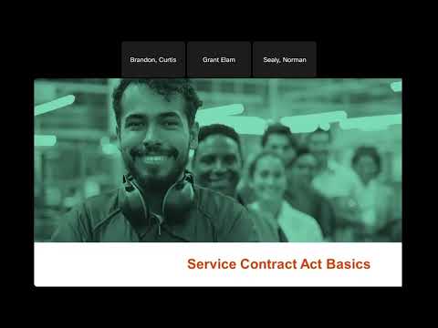 Winning a Contract with SCA Requirements as a New Contractor