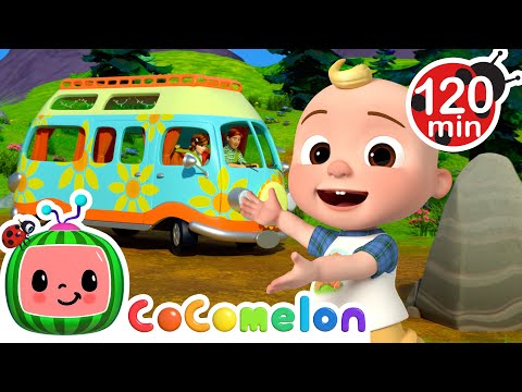 Wheels On the Camper Van! 🚍 | CoComelon Nursery Rhymes and Kids Songs | Animals for Kids