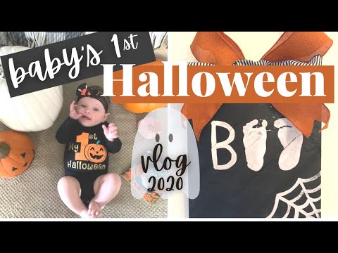 FALL DITL OF A NEW MOM & BABY | pumpkin muffins, Halloween craft, and more