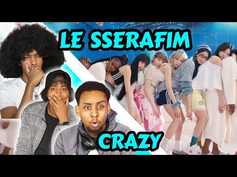 OUR FIRST TIME WATCHING LE SSERAFIM (르세라핌) - 'CRAZY' OFFICIAL MV REACTION!!