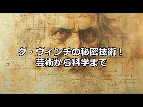 歴史の雑学～レオナルド・ダ・ヴィンチの多才な才能～