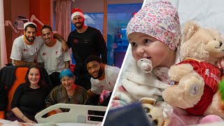 Liverpool FC make 2024 Christmas visit to Alder Hey