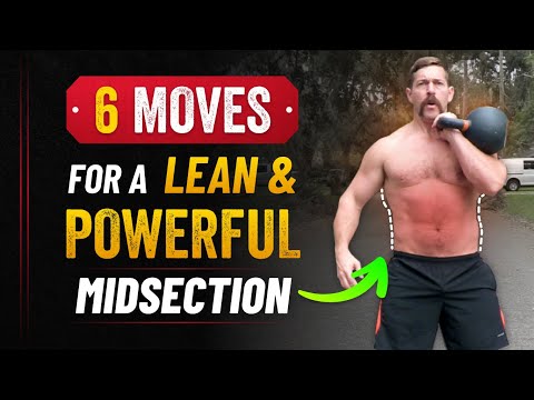 Single Kettlebell Core Grind [6 Exercises For a STRONG and LEAN Midsection] | Coach MANdler