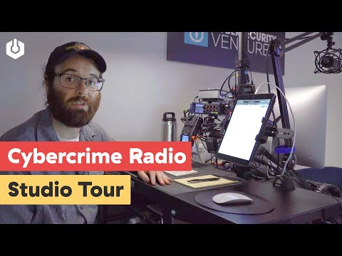 Radio Studio Tour with Security Experts Cybercrime Radio