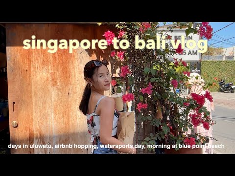 bali diaries pt. 3| days in uluwatu, airbnb hopping, watersports day, morning at blue point beach