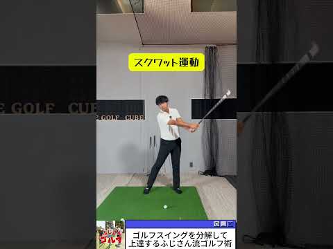 腰は回すなって話＃ふじゴル #アプローチ #ゴルフ #アイアン #ドライバースイング #golf