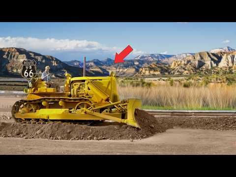 The 100 YEARS OLD Machinery Used To Build The US Highways