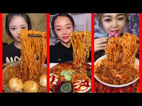 면 먹방중국 먹방 中國モッパン 声控咀嚼音中國吃播 | MUKBANG SPICY NOODLE MUKBANG COMPILATION CHINESE FOOD  | Ep77