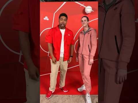 🔥#CaitlinClark & Jake from State Farm Rapid Fire?s! #indianafever #caitlinclarkhighlights #shorts