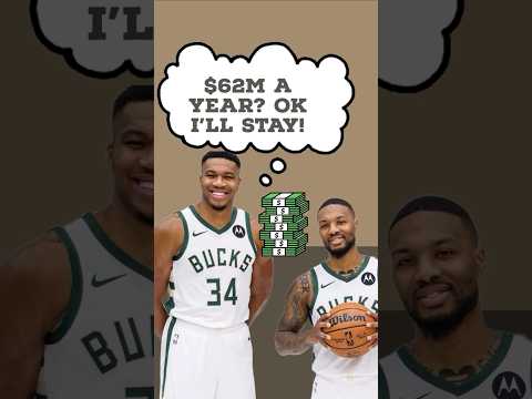 Giannis Signs for $62 Million a Year…Thanks Dame Dollar! #nba