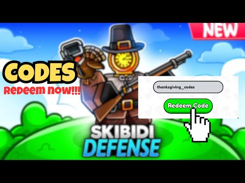 ⚠️New⚠️ ALL WORKING THANKSGIVING CODES For Skibidi Tower Defense | Roblox Skibidi Tower Defense Code