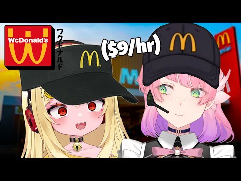 VR McDonald's | 2 Latina Wives cause HAVOC + Mold ft. @NyanaBanyana  🍔【V4Mirai  | Abi Kadabura】