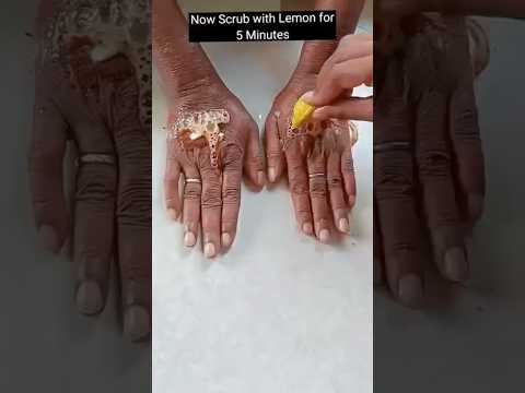 Get Fair Hand Instantly | Remove Suntan Easily At Home / Easy Manicure,Remove Suntan #beauty #shorts