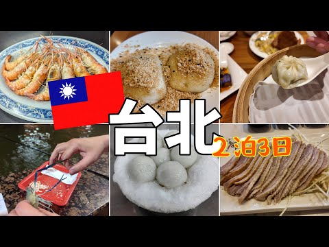 【🇹🇼台北旅行】鼎泰豐/エビ釣り🦐/世界一のパン🥐/阿城鵝肉/雙連圓仔湯/寧夏夜市