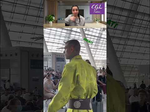 Watching a mesmerizing fashion show in a Mongolian robe is amazing #fashion