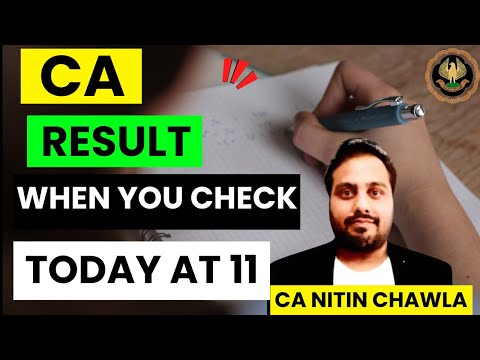 |When You Check Your ICAI CA Final Result Today at 11 pm| One Thing You Need To Do|