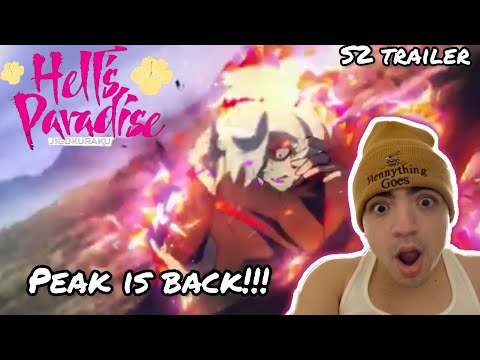 PEAK IS BACK! | HELL’S PARADISE SEASON 2 TRAILER REACTION