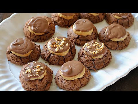 Easy Buckeye Brownie Cookies