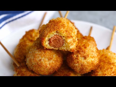 Air Fryer Corn Dogs From Scratch