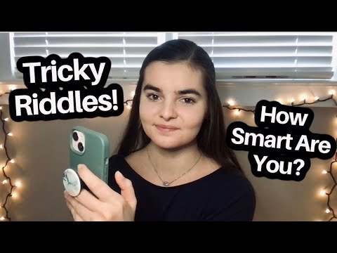 ASMR Whispering Tricky Riddles to Test Your Brain