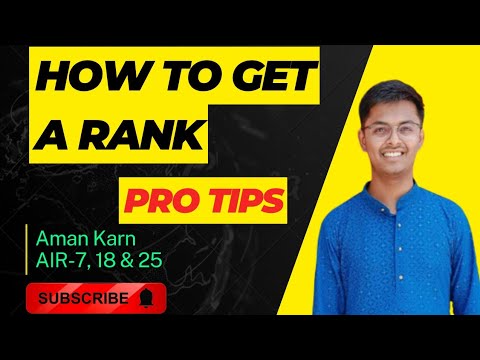 How to get an All India Rank | CA CS CMA Exams | CA Aman Karn #icai #icsi #icmai #ca #cs #cma