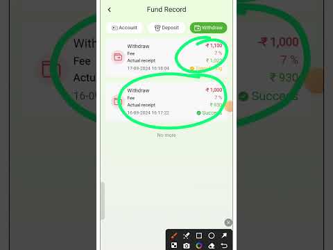 💸🔥MY INCOME ₹2100/- || NO WORK - NO REFER | EASY MONEY EARNING APP | #money , #shorts