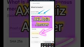 Binance Axl Quiz Answers | Binance learn and Earn Axl Quiz Answers| #binancelearnandearn #Axlquiz