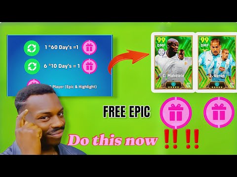 How to get free epic players in the next update,  things  to do now ‼️‼️‼️ #efootballmobile