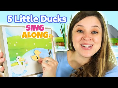 Sing Along with the CUTEST 5 Little Ducks Nursery Rhyme!